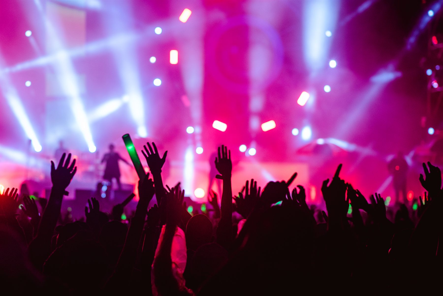 Crowd lights for Red Night in Hurghada