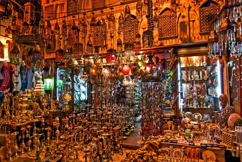 Khan El Khalili market in Old Cairo