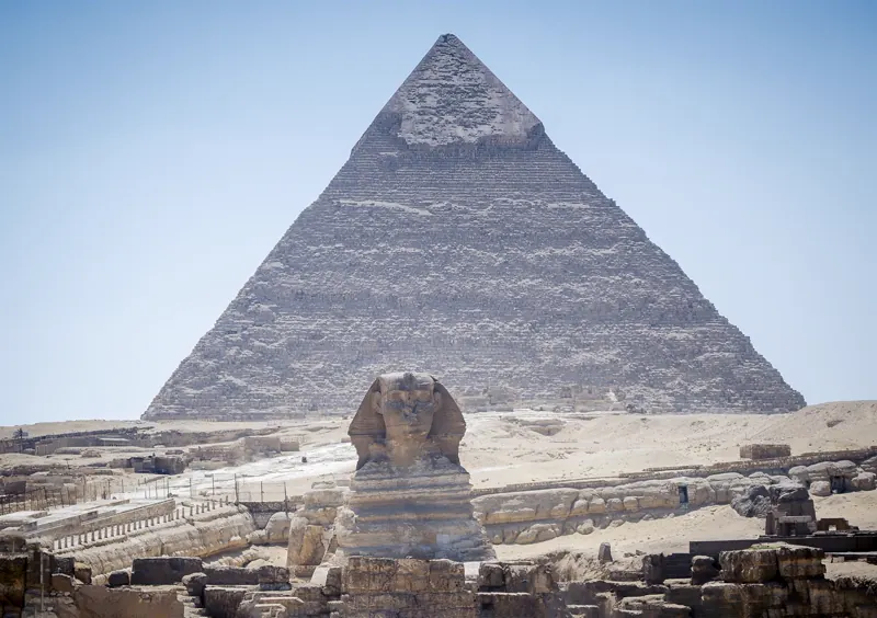 Pyramids of Giza in Cairo